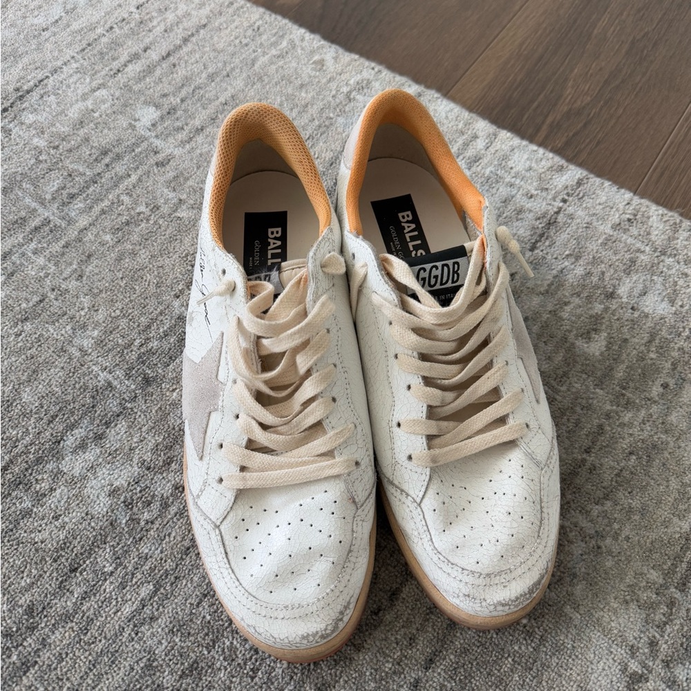 Men’s golden goose shoes!
One time use only! Like new!!